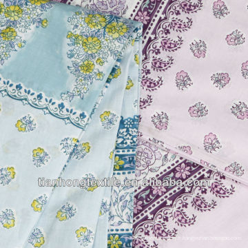 Fleur de coton 100 % Ployester costume tissu imprimé